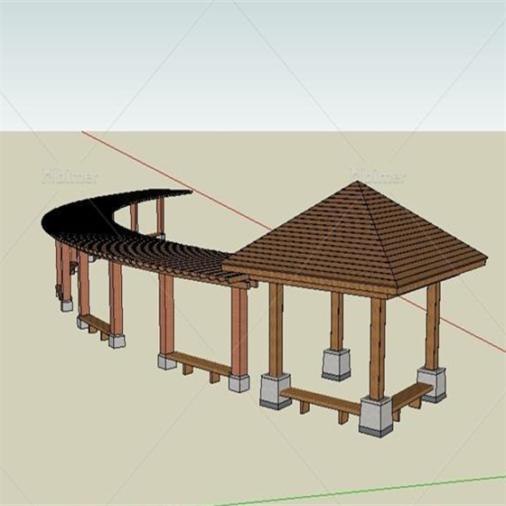 南京小青瓦六角凉亭公园庭院休闲凉亭古建防腐木四角亭景区六角亭子